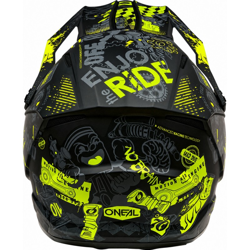 Мотошолом Oneal 1SRS Vibrant V.26 Black/Yellow