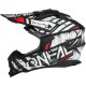 Мотошолом Oneal 2SRS Glitch Black/White