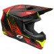 Мотошолом Oneal 3SRS Haze V.26 Black/Red/Yellow
