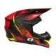 Мотошолом Oneal 3SRS Haze V.26 Black/Red/Yellow
