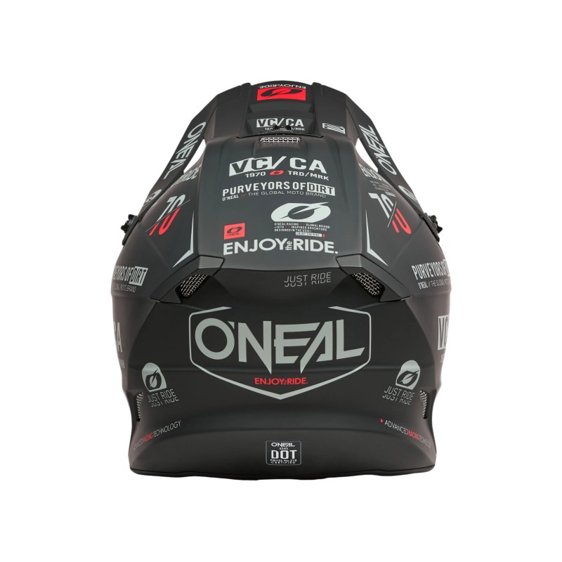 Мотошолом Oneal 5SRS Brand V.26 Black/Gray