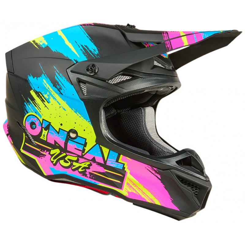 Мотошолом Oneal 5SRS Reseda V.26 Black/Neon