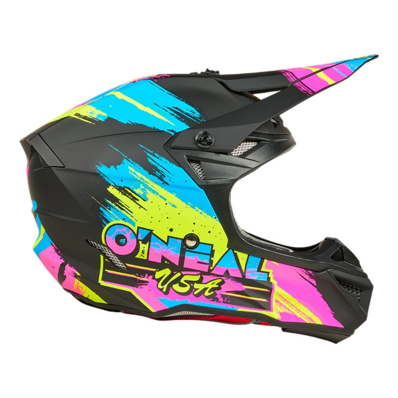 Мотошолом Oneal 5SRS Reseda V.26 Black/Neon