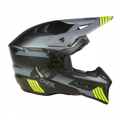 Мотошолом Oneal EX-SRS Hitch V.24 Black/Gray/Yellow
