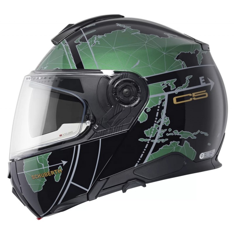 Мотошолом Schuberth C5 Globe Green