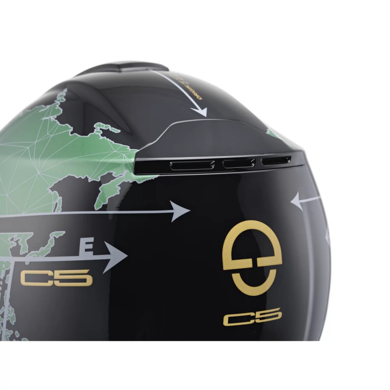 Мотошолом Schuberth C5 Globe Green