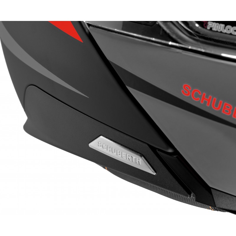 Мотошолом Schuberth C5 Black Grey Red Matt