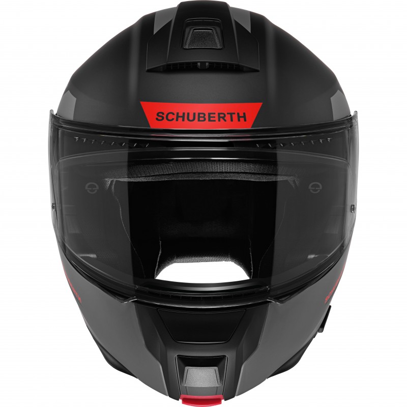 Мотошолом Schuberth C5 Black Grey Red Matt