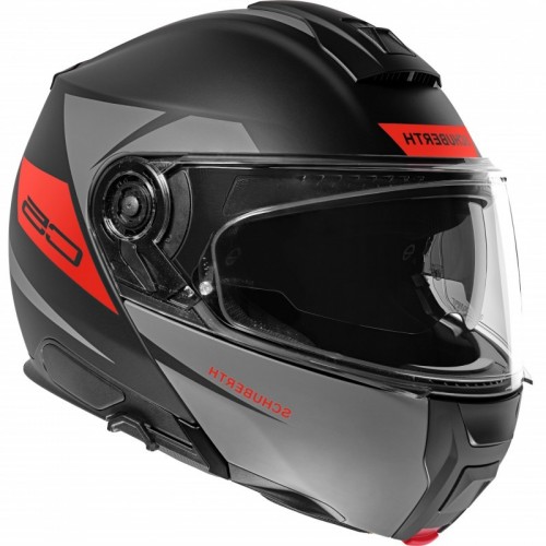 Мотошолом Schuberth C5 Black Grey Red Matt