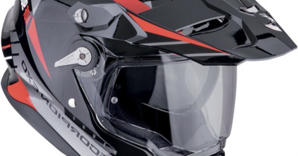 Мотошлем Scorpion ADF-9000 Air Feat Black/Silver/Red купити від 23