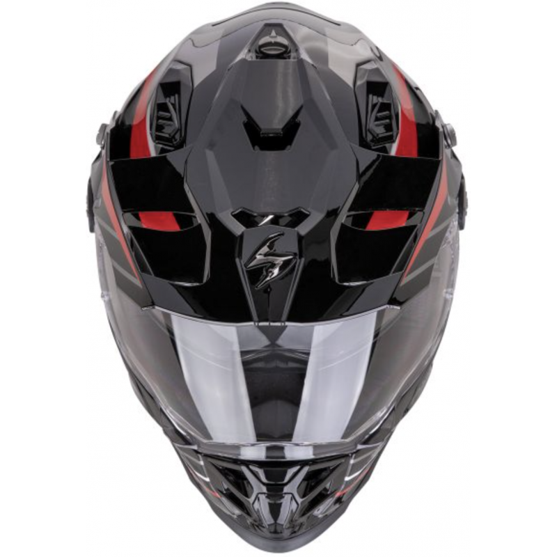 Мотошлем Scorpion ADF-9000 Air Feat Black/Silver/Red