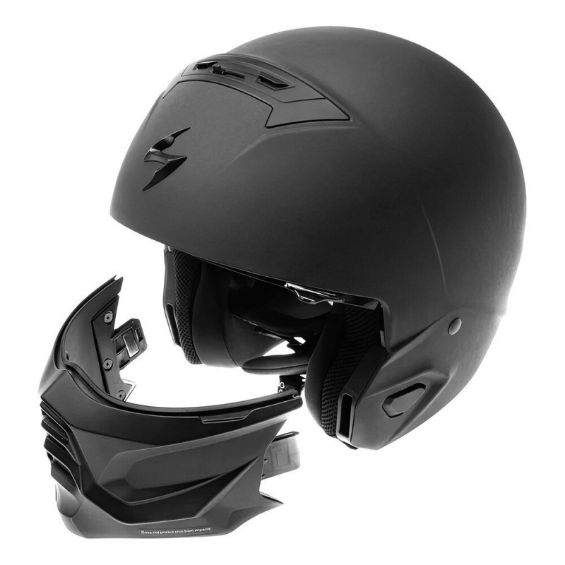 Мотошлем Scorpion EXO-Combat 2 Genesis Matt Black/White/Gold