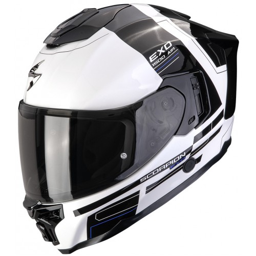 Мотошолом Scorpion EXO-1500 Air Dual White/Black/Blue