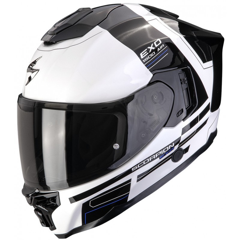 Мотошолом Scorpion EXO-1500 Air Dual White/Black/Blue
