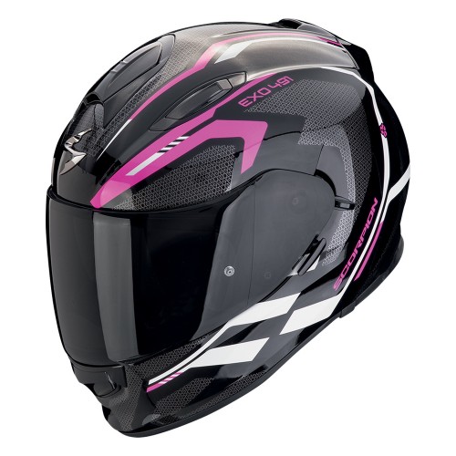 Мотошолом Scorpion EXO-491 Kripta Black/Pink/White