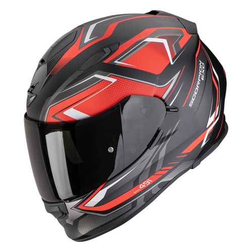 Мотошолом Scorpion EXO-491 Zumo Black/Red Matt