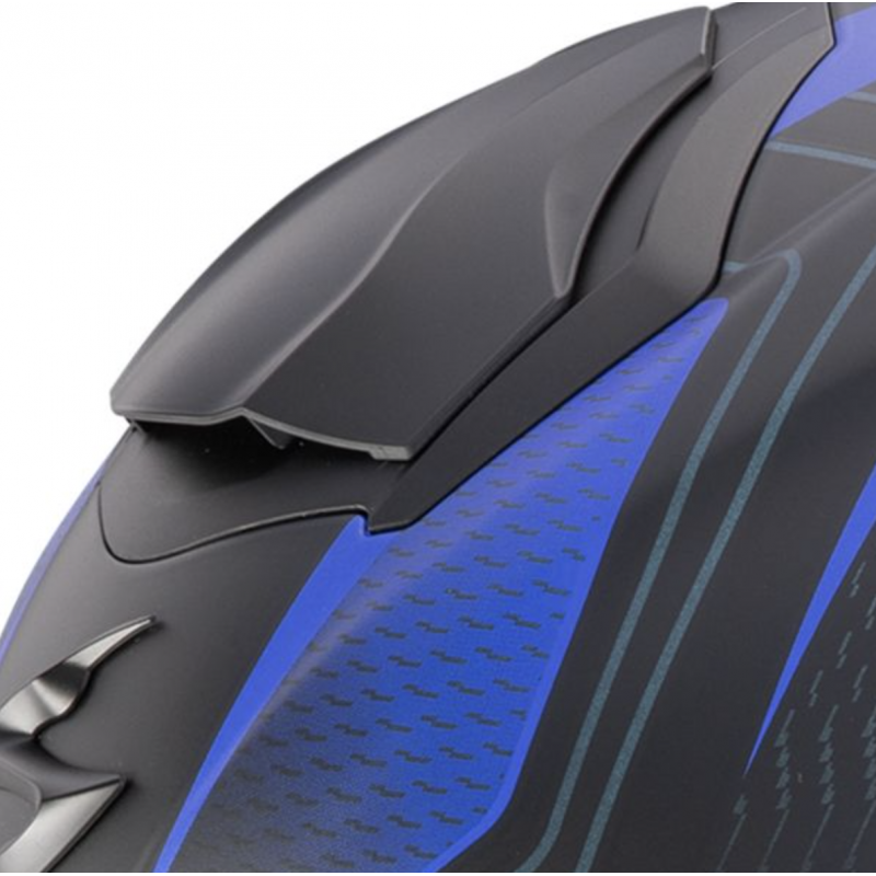 Мотошлем Scorpion EXO-530 Air Theras Matt Black/Blue