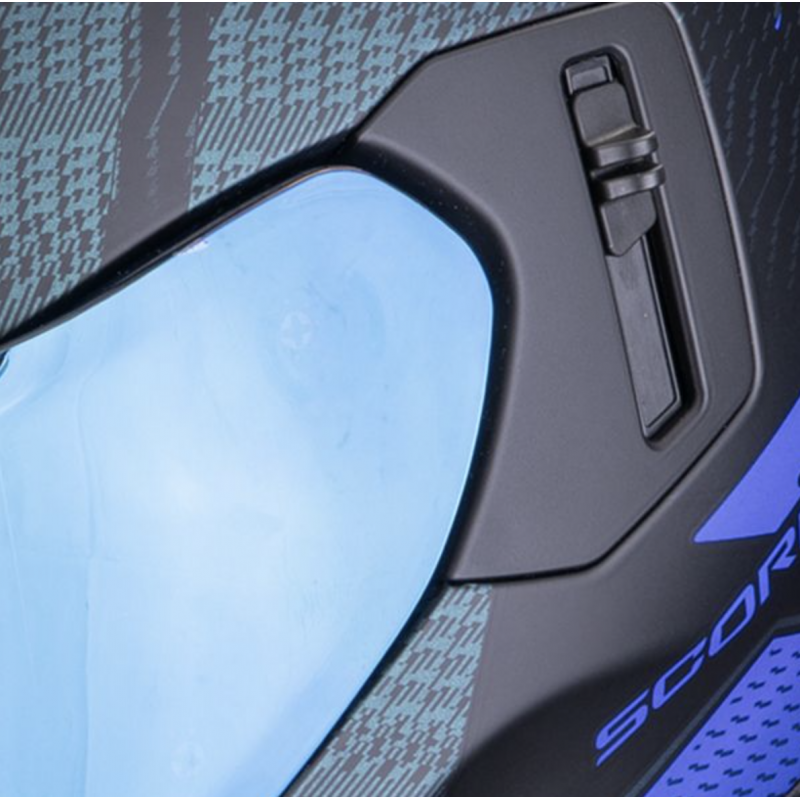 Мотошлем Scorpion EXO-530 Air Theras Matt Black/Blue