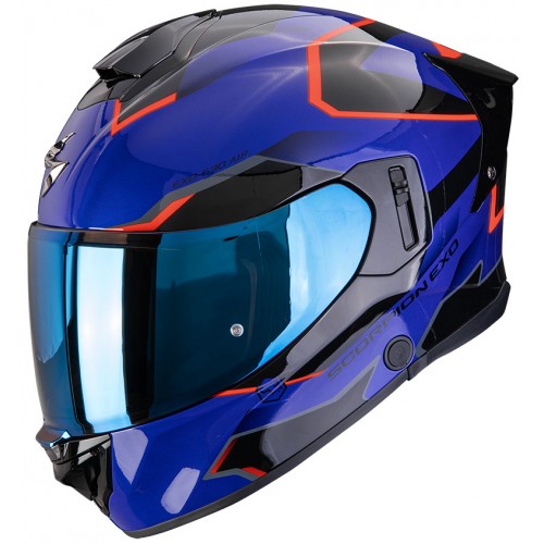 Мотошолом Scorpion EXO-530 Air Clip Blue/Black/Red
