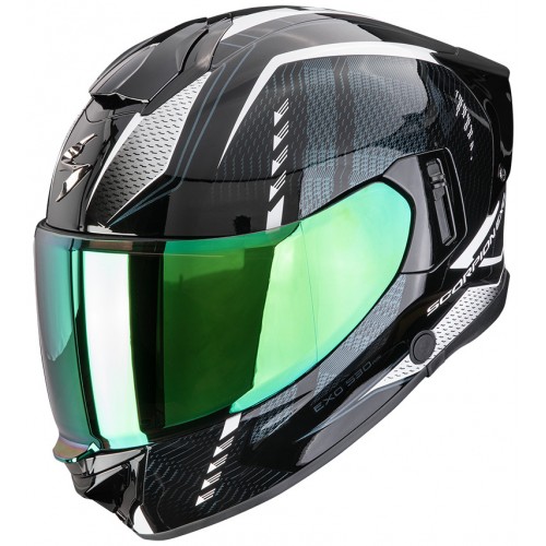 Мотошолом Scorpion EXO-530 Air Theras Black/Chameleon/White