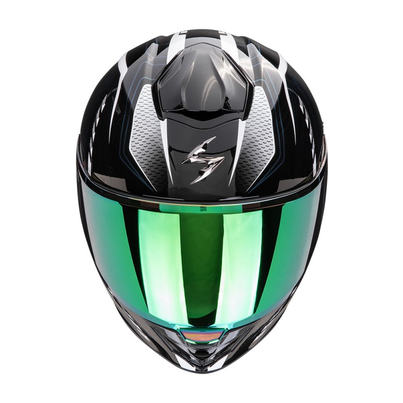 Мотошолом Scorpion EXO-530 Air Theras Black/Chameleon/White
