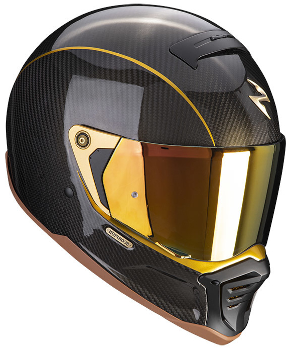 Мотошлем Scorpion EXO-HX1 Carbon Se Black/Gold купить от 0 грн. в