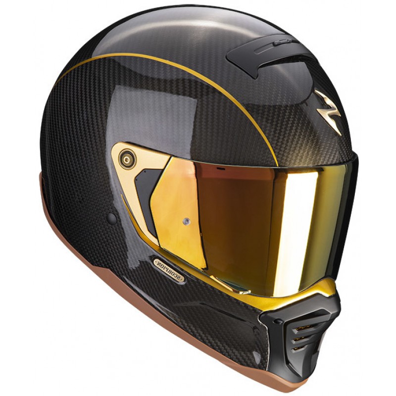 Мотошлем Scorpion EXO-HX1 Carbon Se Black/Gold