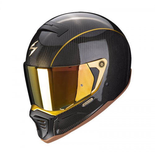 Мотошлем Scorpion EXO-HX1 Carbon Se Black/Gold