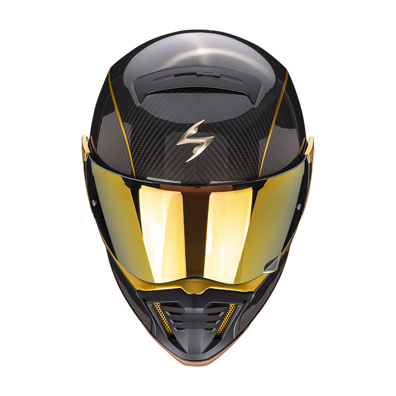 Мотошлем Scorpion EXO-HX1 Carbon Se Black/Gold Мотошлем Scorpion EXO-HX1 Carbon Se Black/Gold