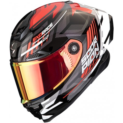 Мотошолом Scorpion EXO-RACE Air Kobra Black/Red