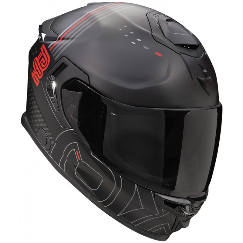 Мотошлем Scorpion EXO-GT Sp Air Techlane Black/Red Matt