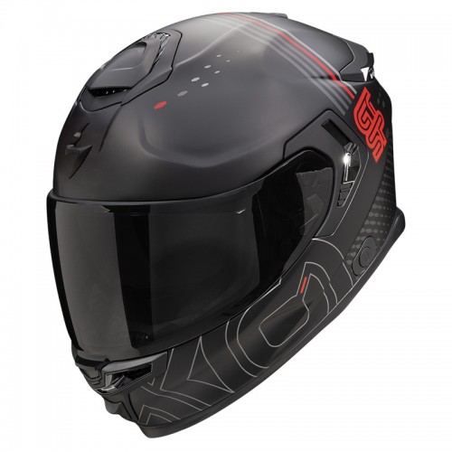 Мотошлем Scorpion EXO-GT Sp Air Techlane Black/Red Matt