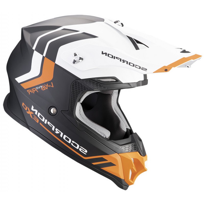 Мотошлем Scorpion VX-16 EVO Air Fusion Black/Orange