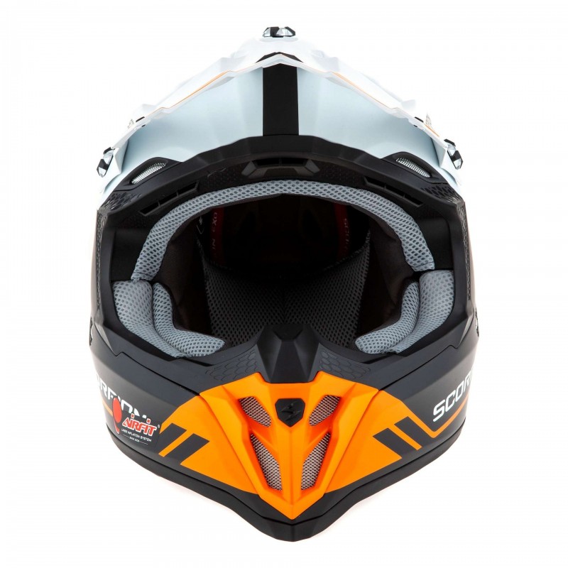 Мотошлем Scorpion VX-16 EVO Air Fusion Black/Orange