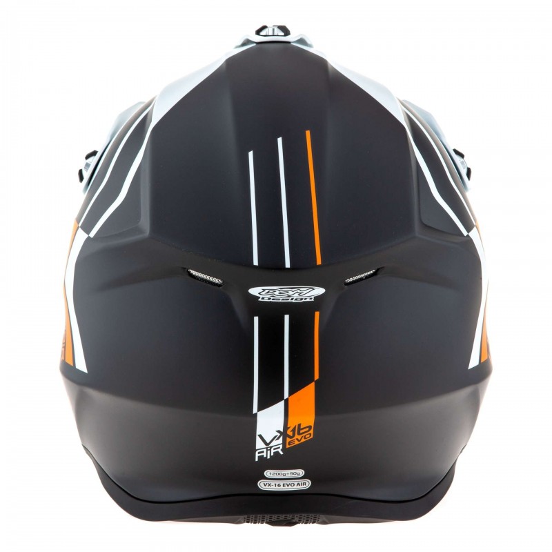 Мотошлем Scorpion VX-16 EVO Air Fusion Black/Orange