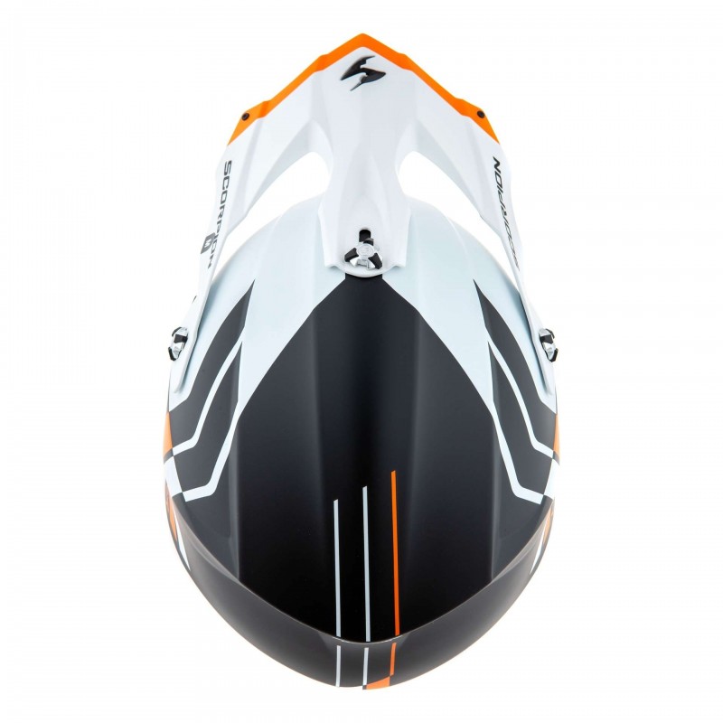 Мотошлем Scorpion VX-16 EVO Air Fusion Black/Orange