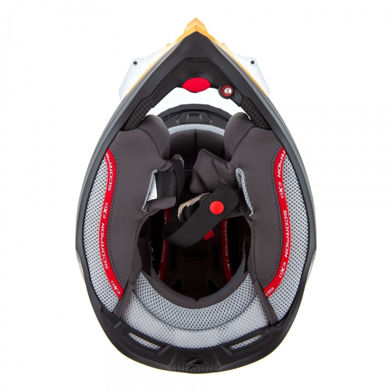 Мотошлем Scorpion VX-16 EVO Air Fusion Black/Orange