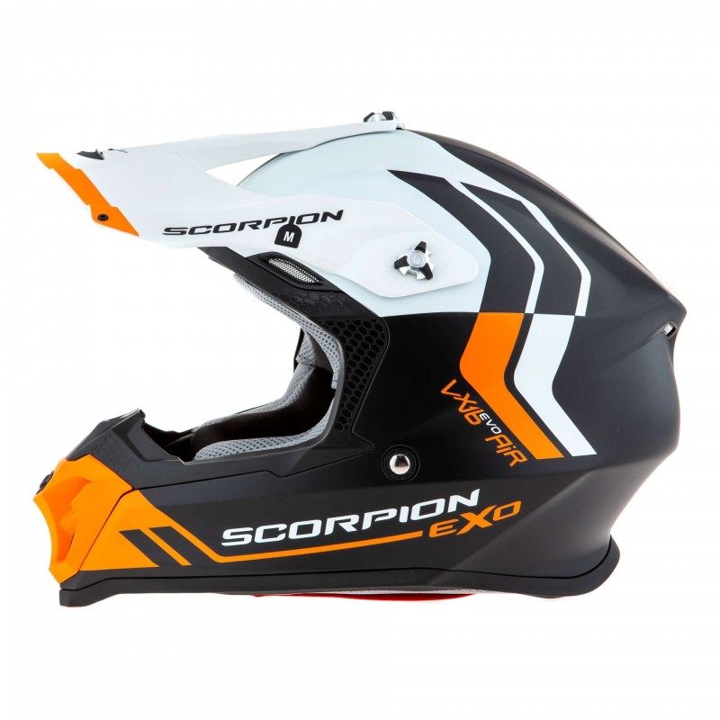 Мотошлем Scorpion VX-16 EVO Air Fusion Black/Orange