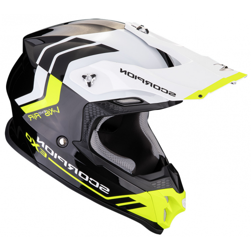 Мотошлем Scorpion VX-16 EVO Air Fusion Black/Yellow