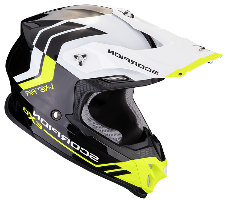Мотошлем Scorpion VX-16 EVO Air Fusion Black/Yellow купить от 0