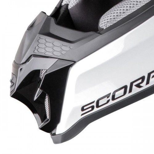 Мотошолом Scorpion VX-16 EVO Air Lignes Black/Neon Yellow