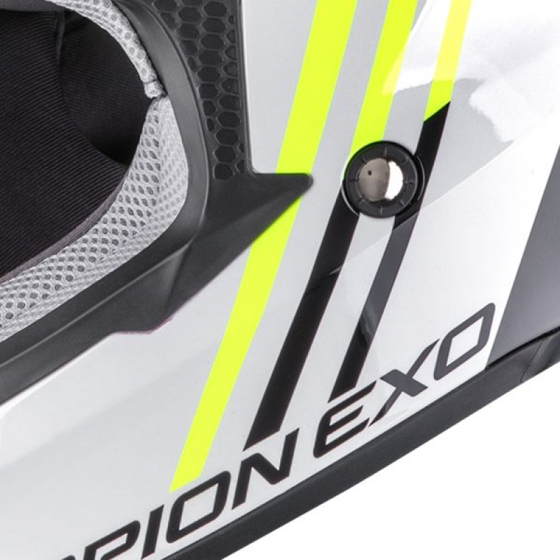 Мотошолом Scorpion VX-16 EVO Air Lignes Black/Neon Yellow