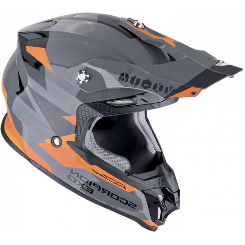 Мотошлем Scorpion VX-16 EVO Air ROD Grey/Orange