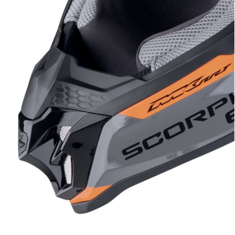 Мотошлем Scorpion VX-16 EVO Air ROD Grey/Orange