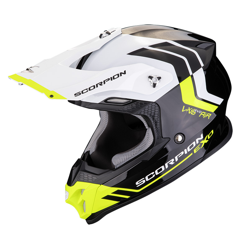 Мотошлем Scorpion VX-16 EVO Air Fusion Black/Yellow