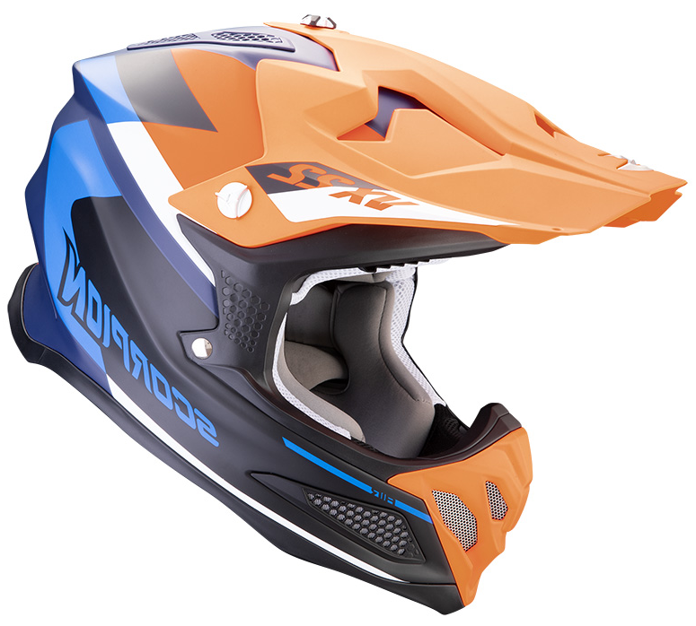 Мотошлем Scorpion VX-22 Air Beta Blue/Orange Matt купить от 16 720