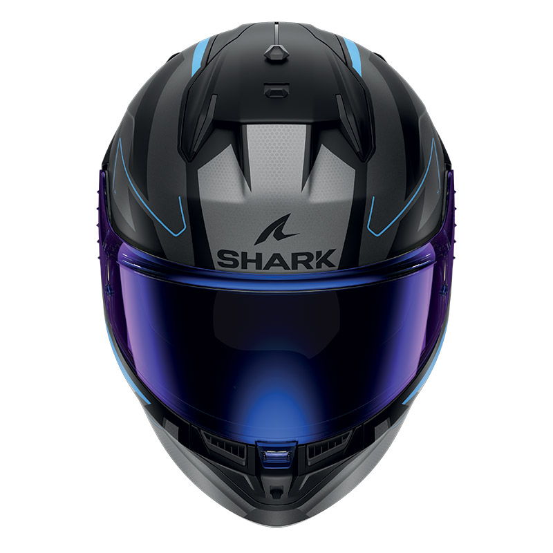 Мотошлем Shark D-Skwal 3 Sizler Black Blue Matt