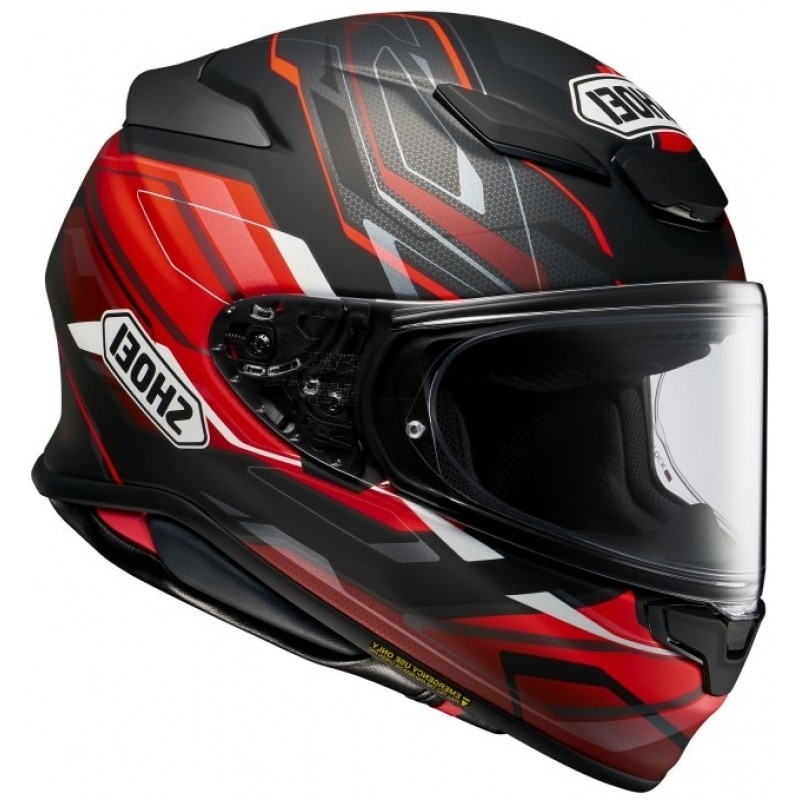 Мотошолом Shoei NXR 2 Capriccio TC-1 Black Red Matt