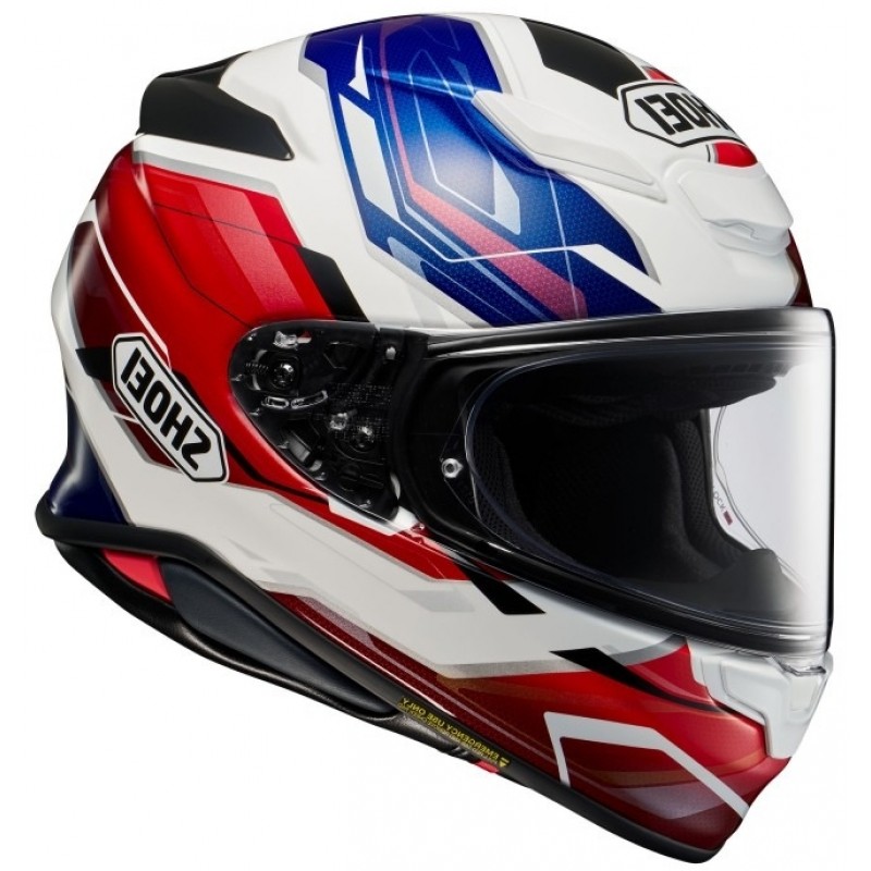 Мотошолом Shoei NXR 2 Capriccio TC-10 Red White Blue