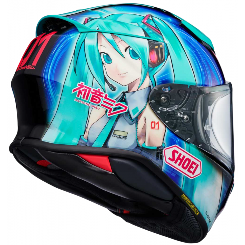 Мотошлем Shoei NXR 2 Hatsune Miku TC-4